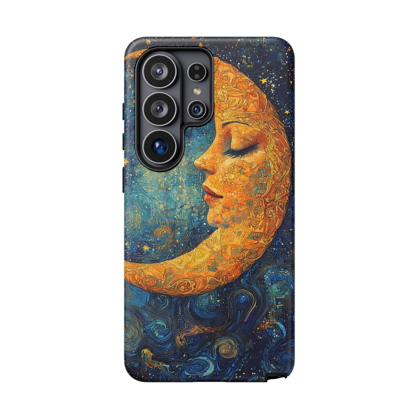Copy of Artistic Crescent Moon Phone Case — Dreamy Starry Night Protection