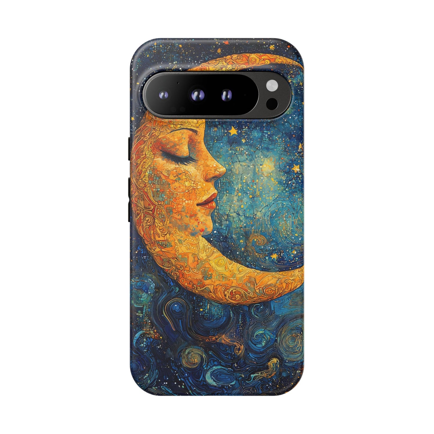 Copy of Artistic Crescent Moon Phone Case — Dreamy Starry Night Protection