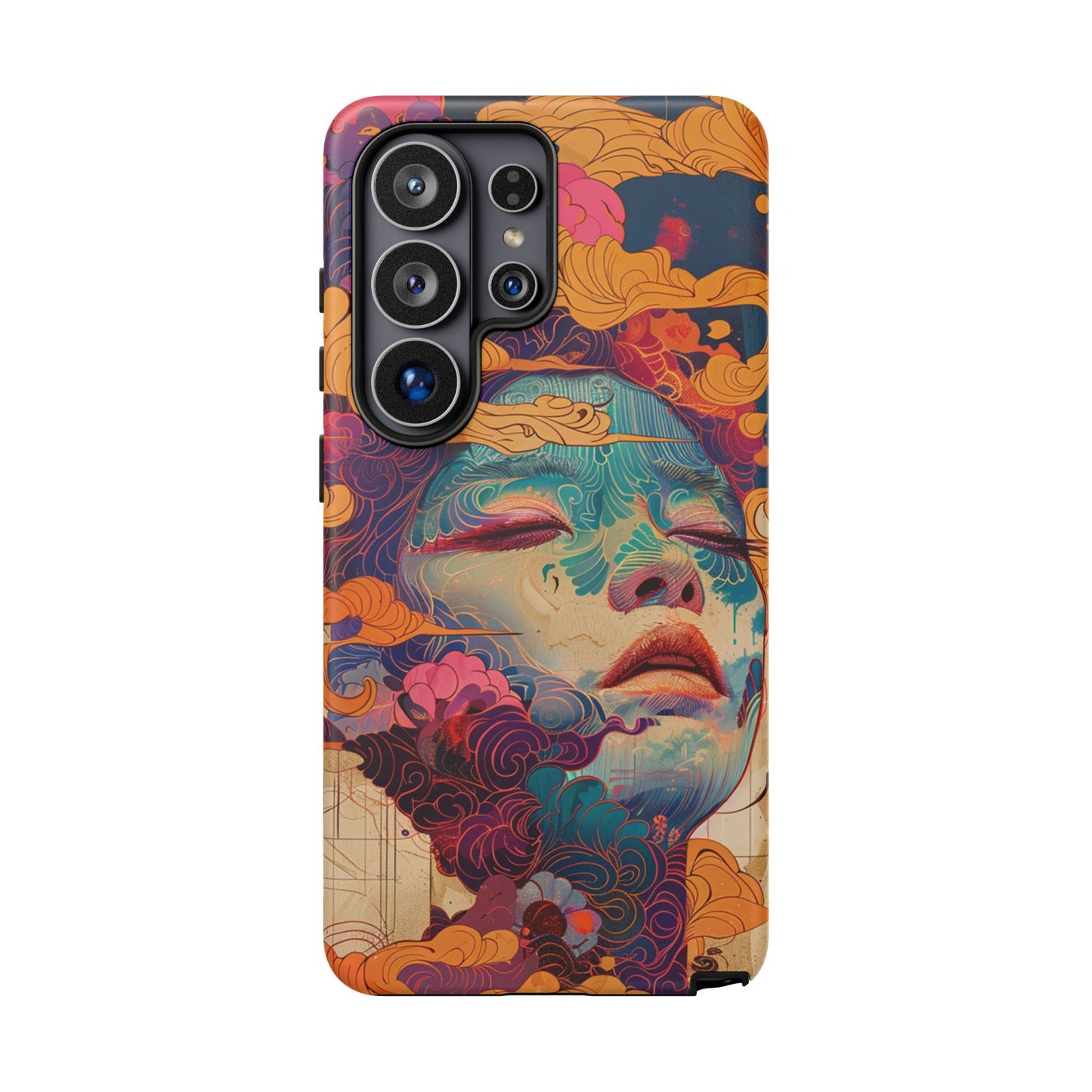 Copy of Copy of Artistic Crescent Moon Phone Case — Dreamy Starry Night Protection