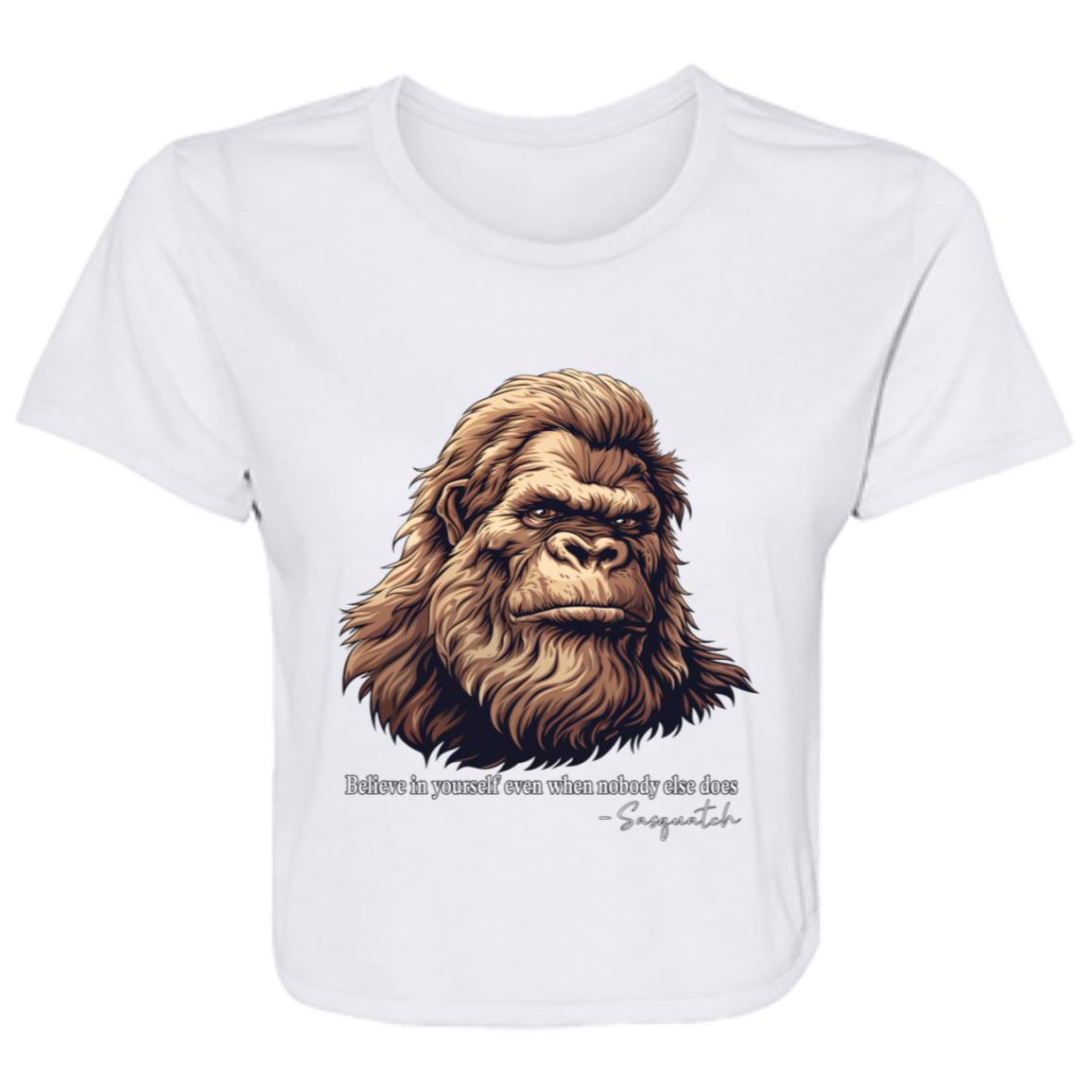Flowy Cropped Tee Sasquatch