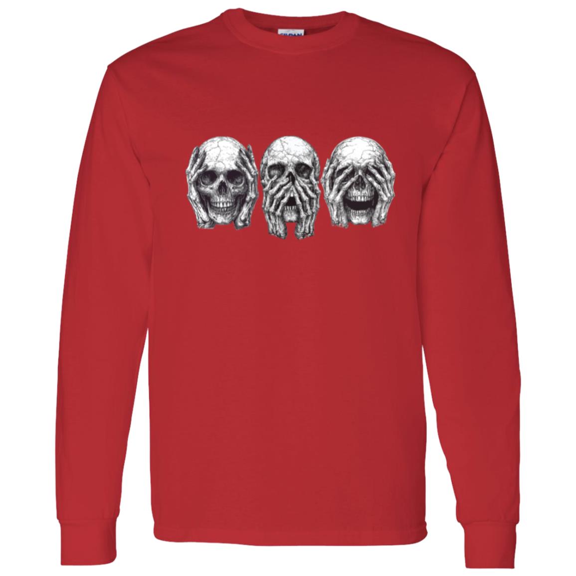 LS T-Shirt Hear No Evil Speak No Evil See No Evill