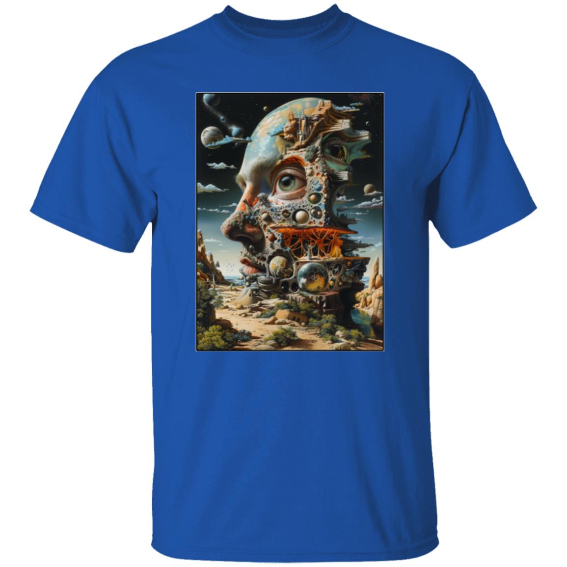 Oversized T-Shirt Alien Monument Surrealism
