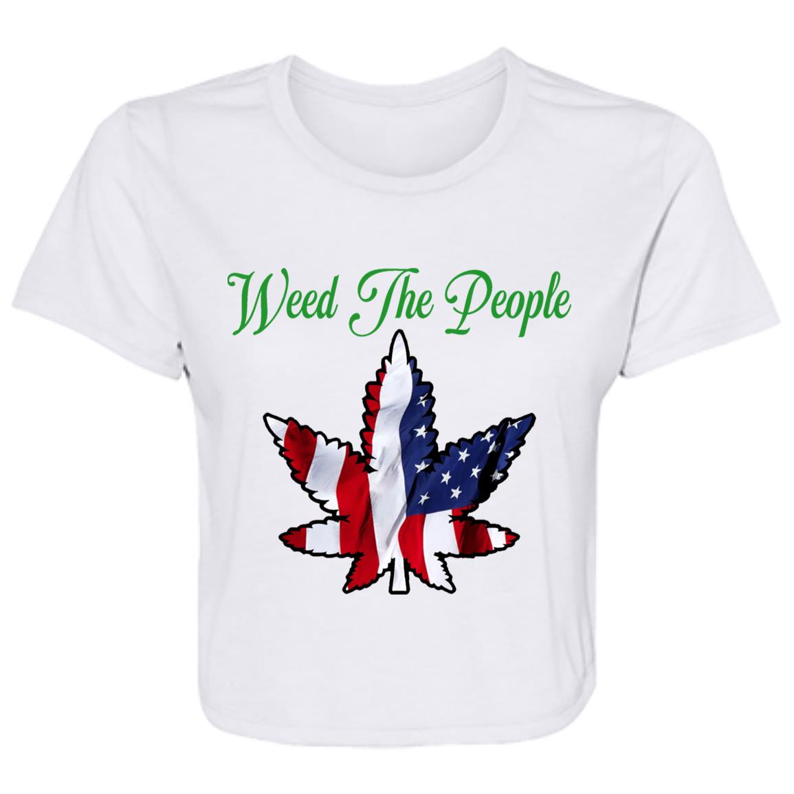Flowy Cropped Tee Weed The People