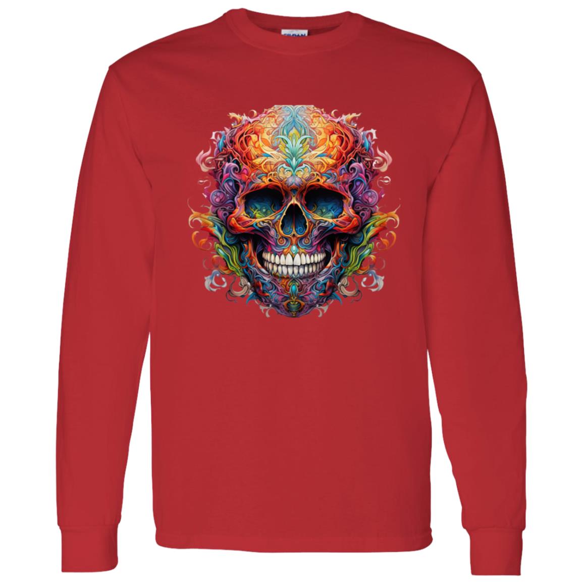 LS T-Shirt Ornamental Skull
