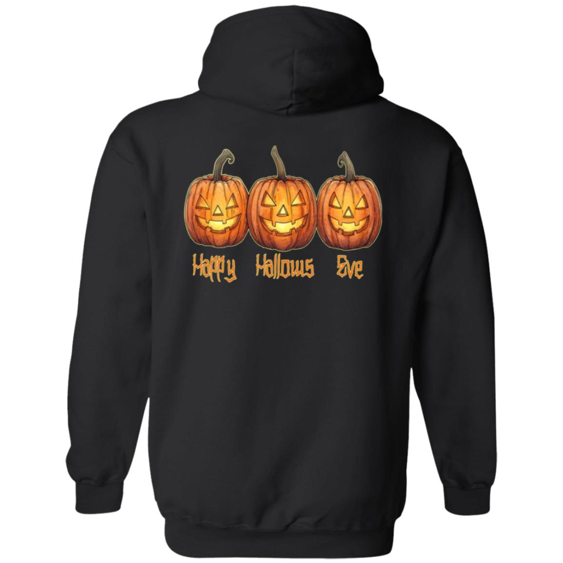 Zip Up Hooded Sweatshirt Happy Hallows Eve