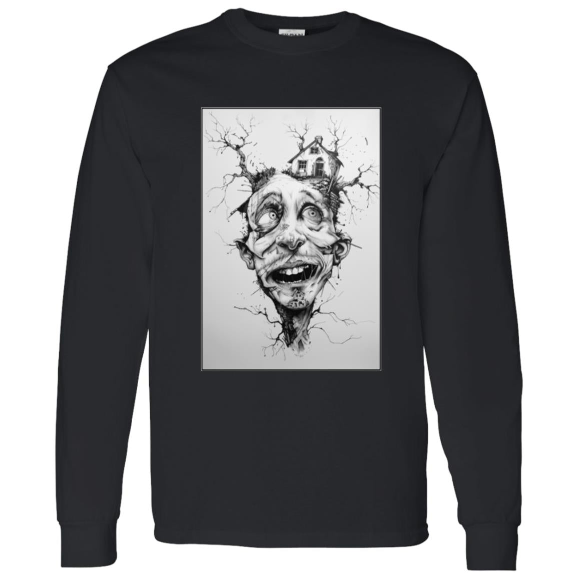 LS T-Shirt House Head