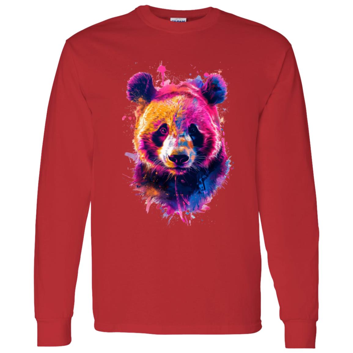 LS T-Shirt Abstract Panda
