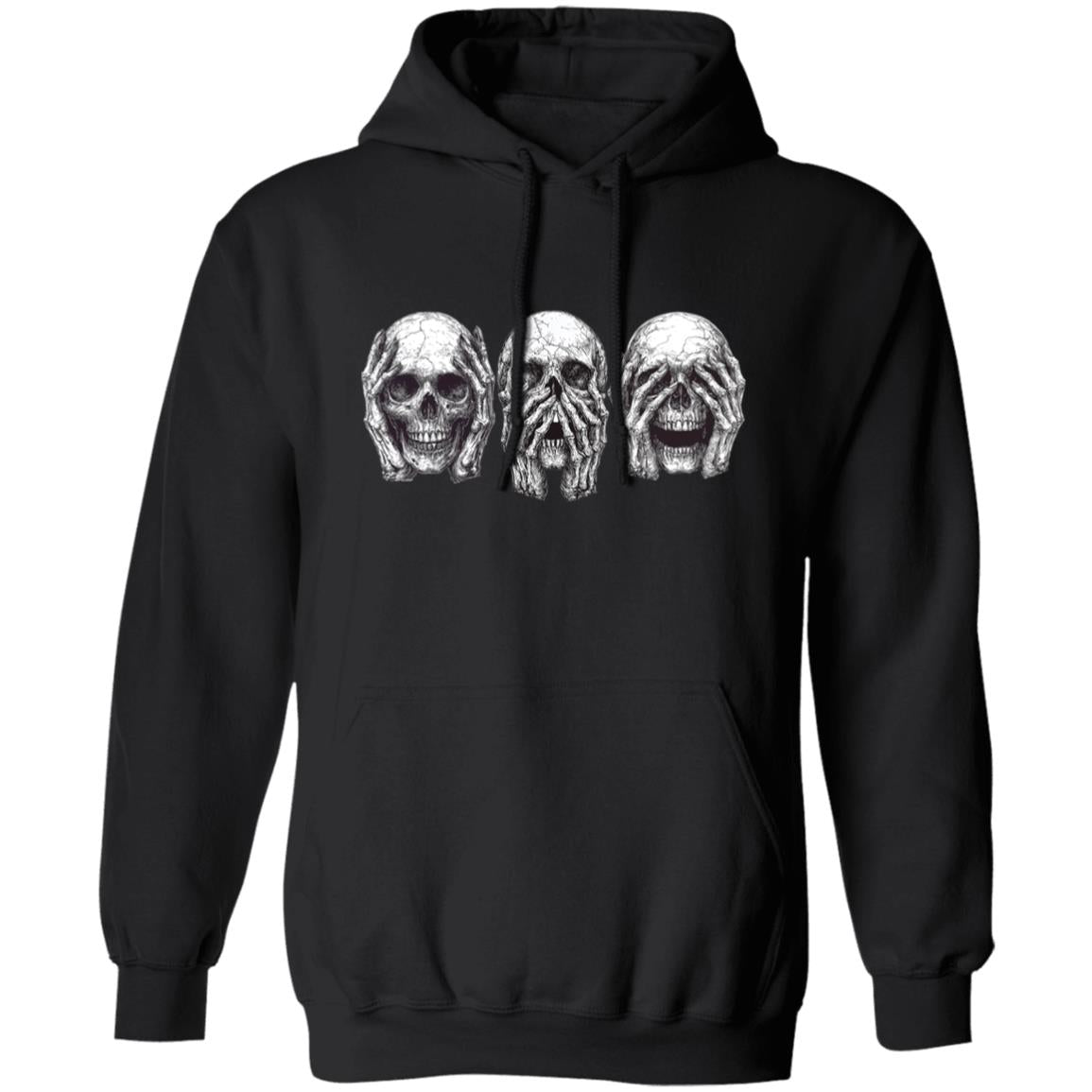 Pullover Hoodie Hear No Evil Speak No Evil See No Evil