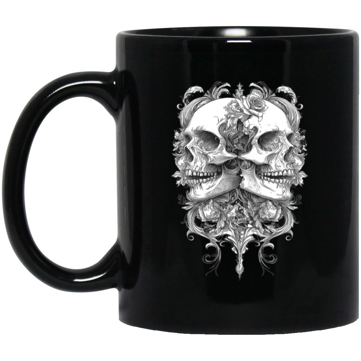 11oz Black Mug Split Personality