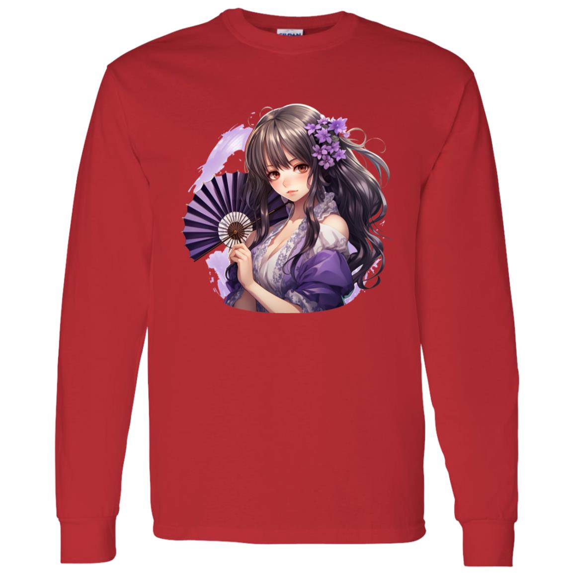 LS T-Shirt Anime Geisha