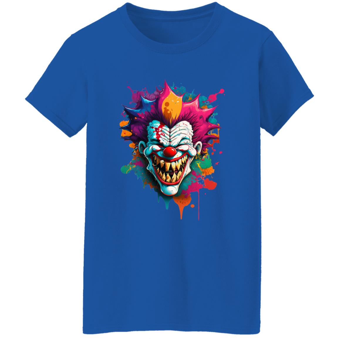 Oversized T-Shirt Paint Splattered Clown