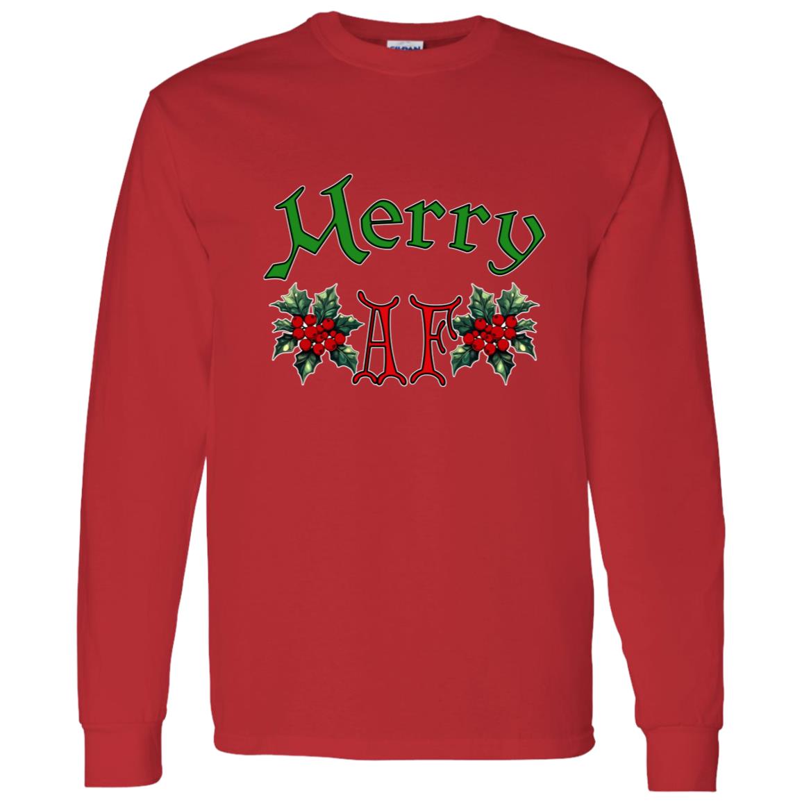 LS T-Shirt Merry AF