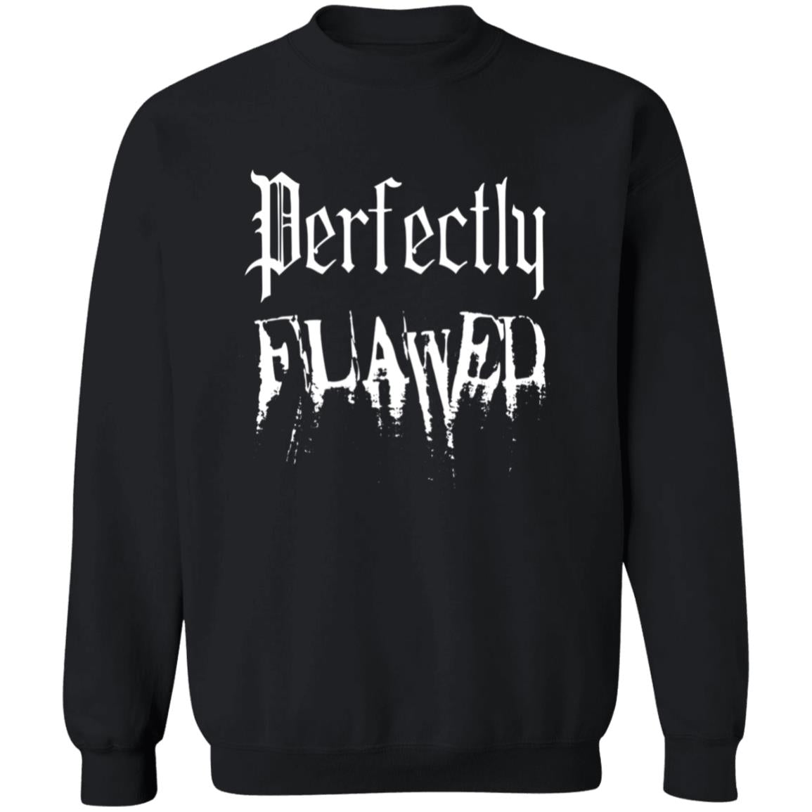Pullover Sweatshirt Perfectly Flawed (White)