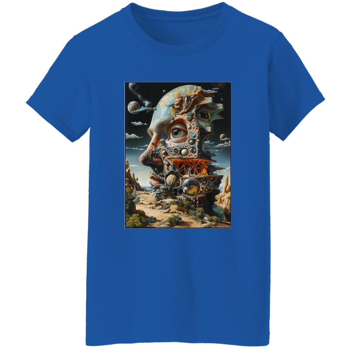 Oversized T-Shirt Alien Monument Surrealism