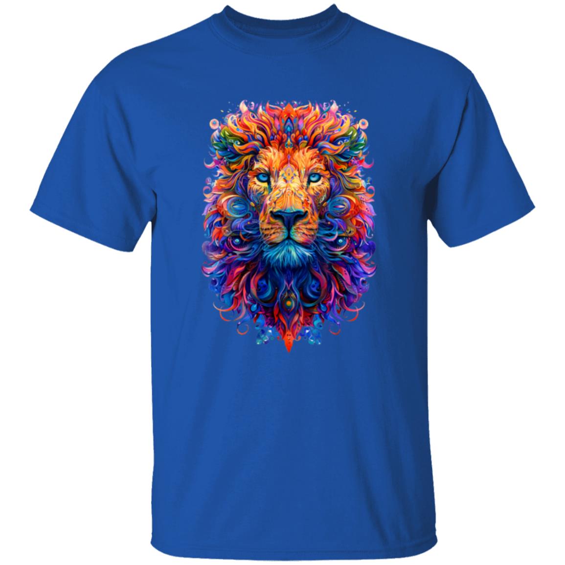 Oversized T-Shirt Psychedelic Lion