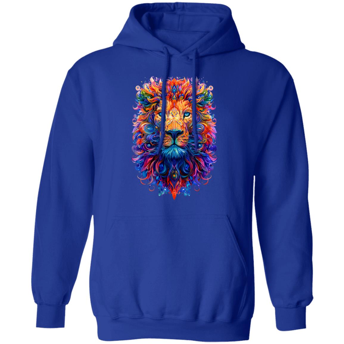 Pullover Hoodie Psychedelic Lion