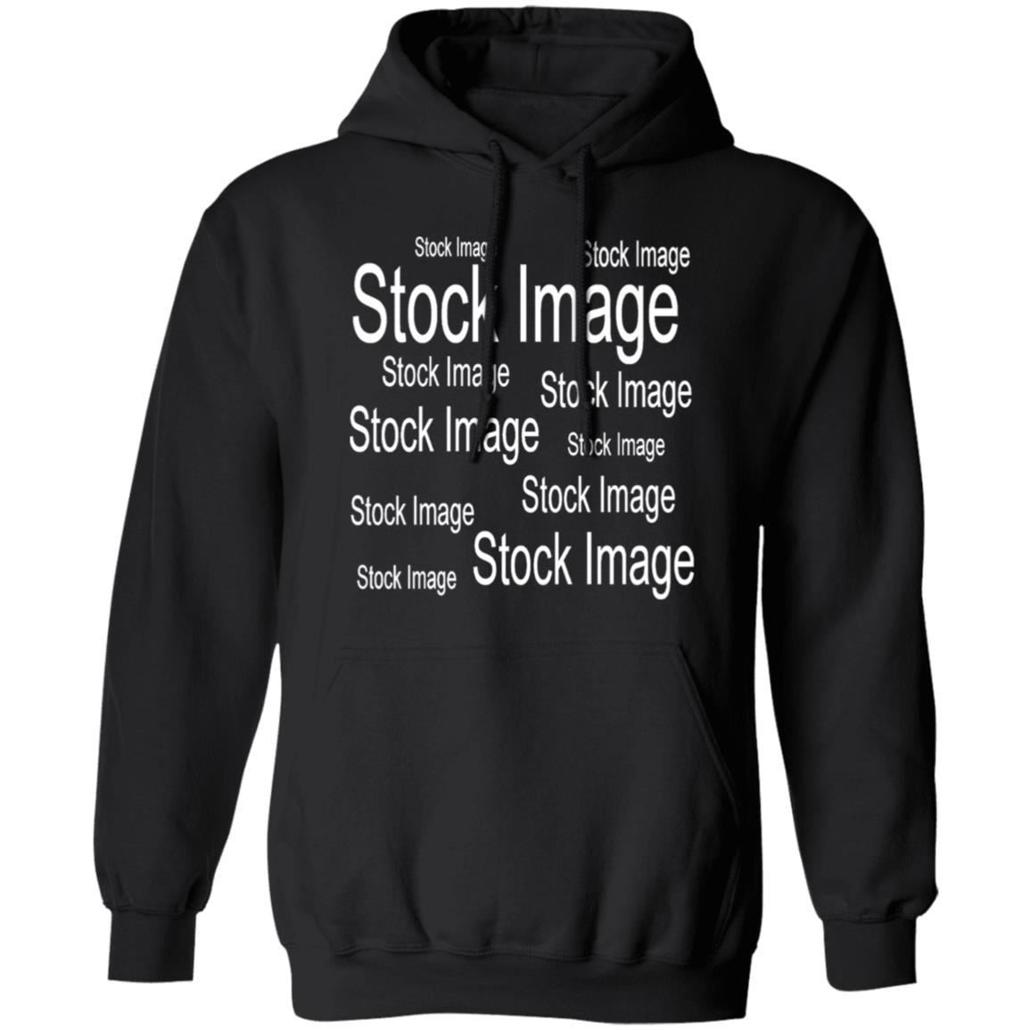 Pullover Hoodie Stock Image (White)