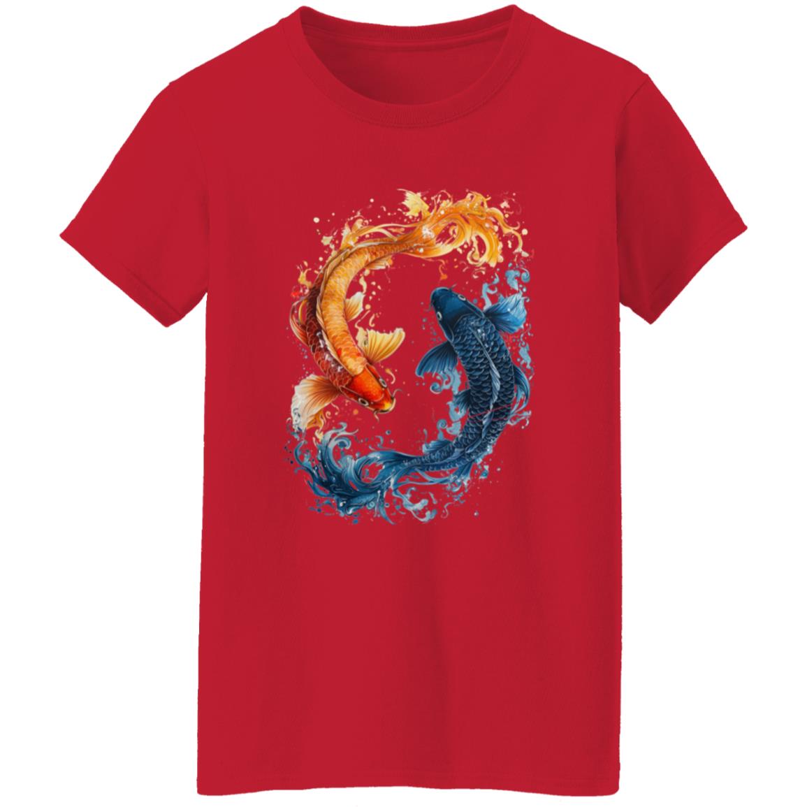 Oversized T-Shirt Koi Fish