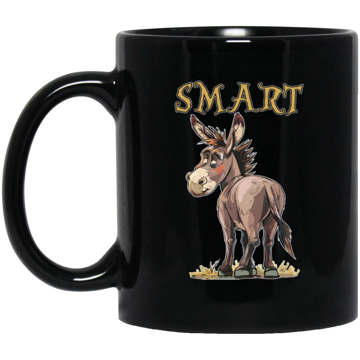 11oz Black Mug Smart Ass