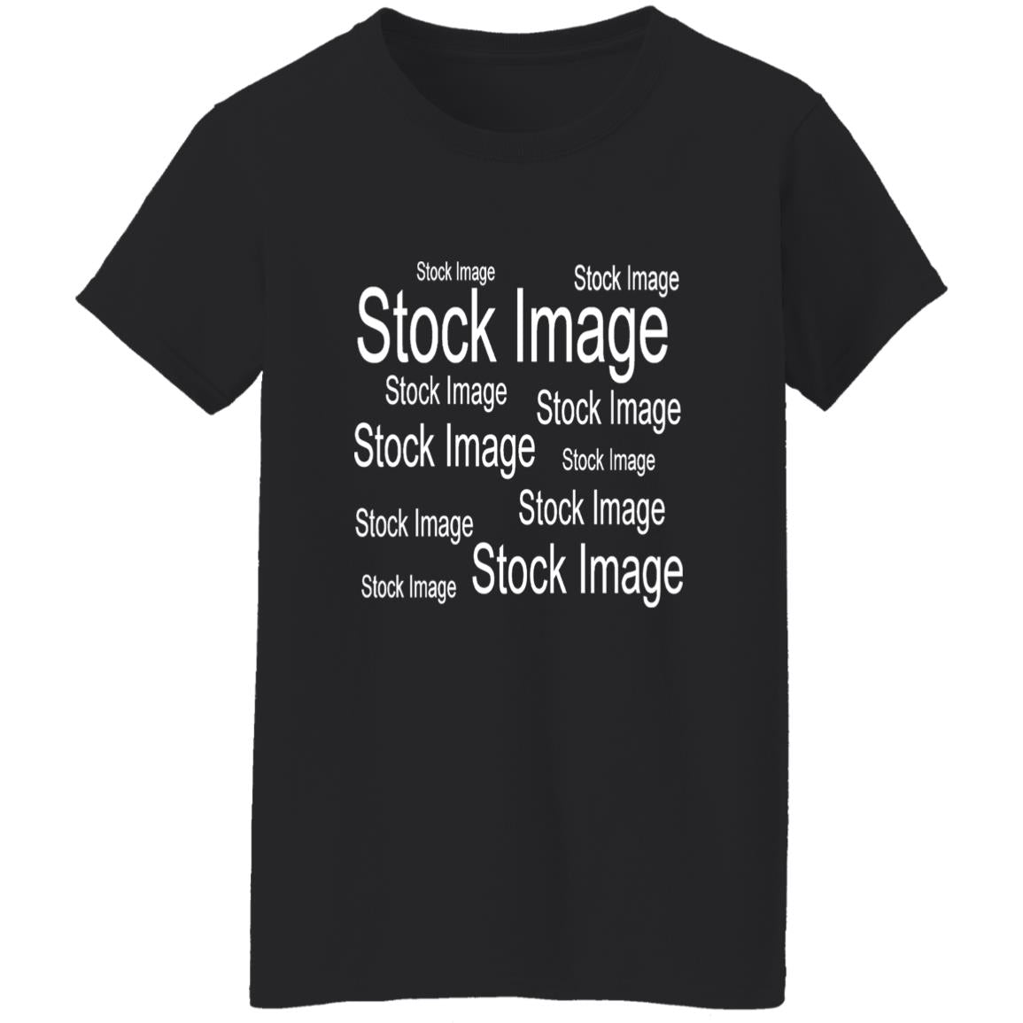 Oversized T-Shirt Stock Image (White)