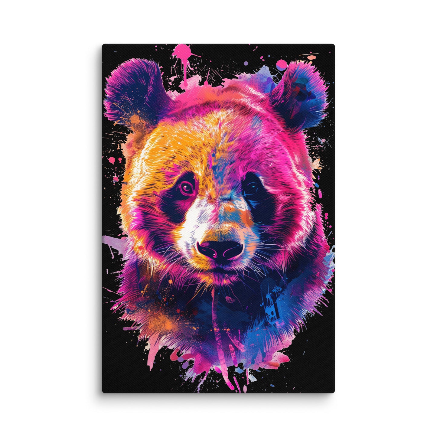 Canvas Abstract Panda