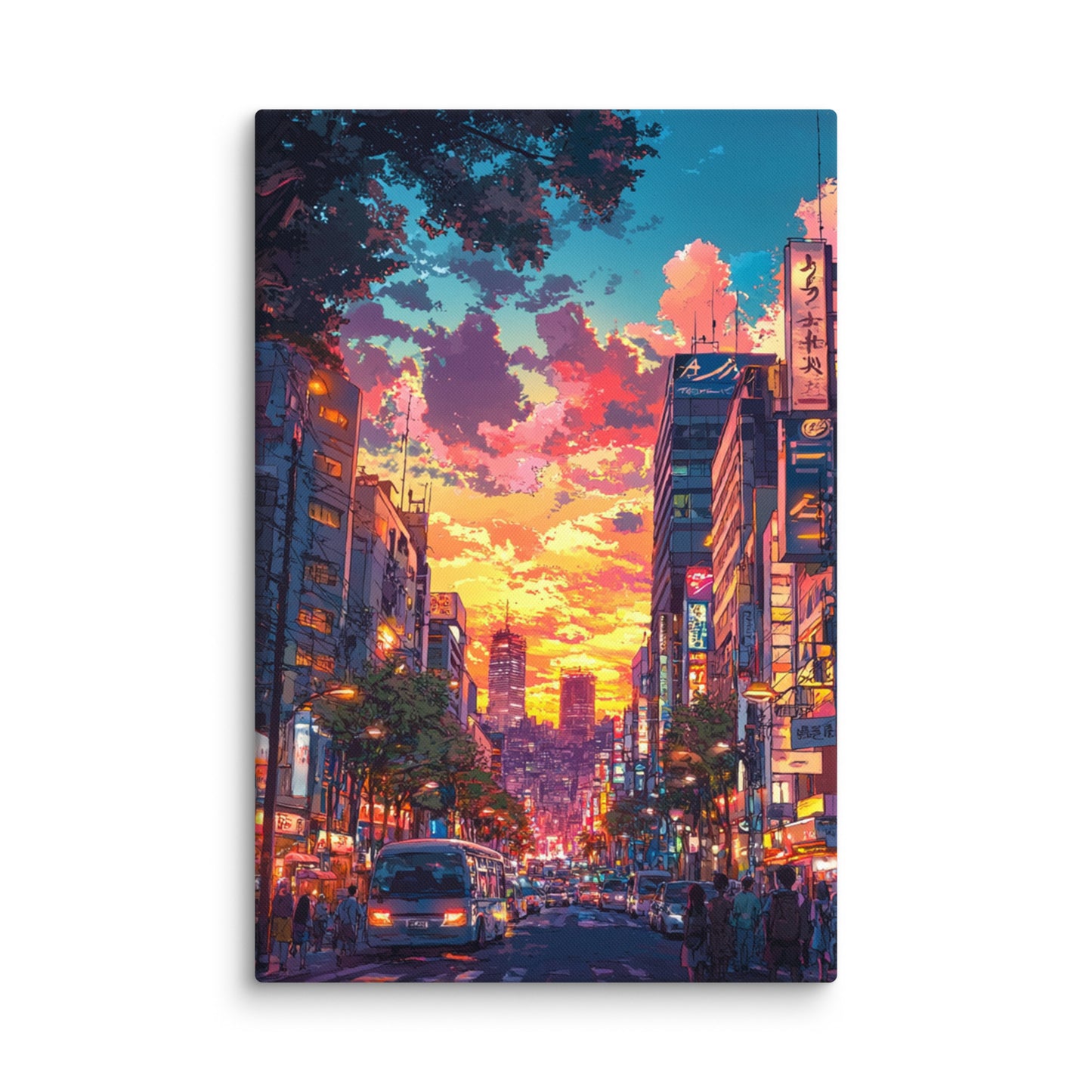 Canvas Anime Metro City