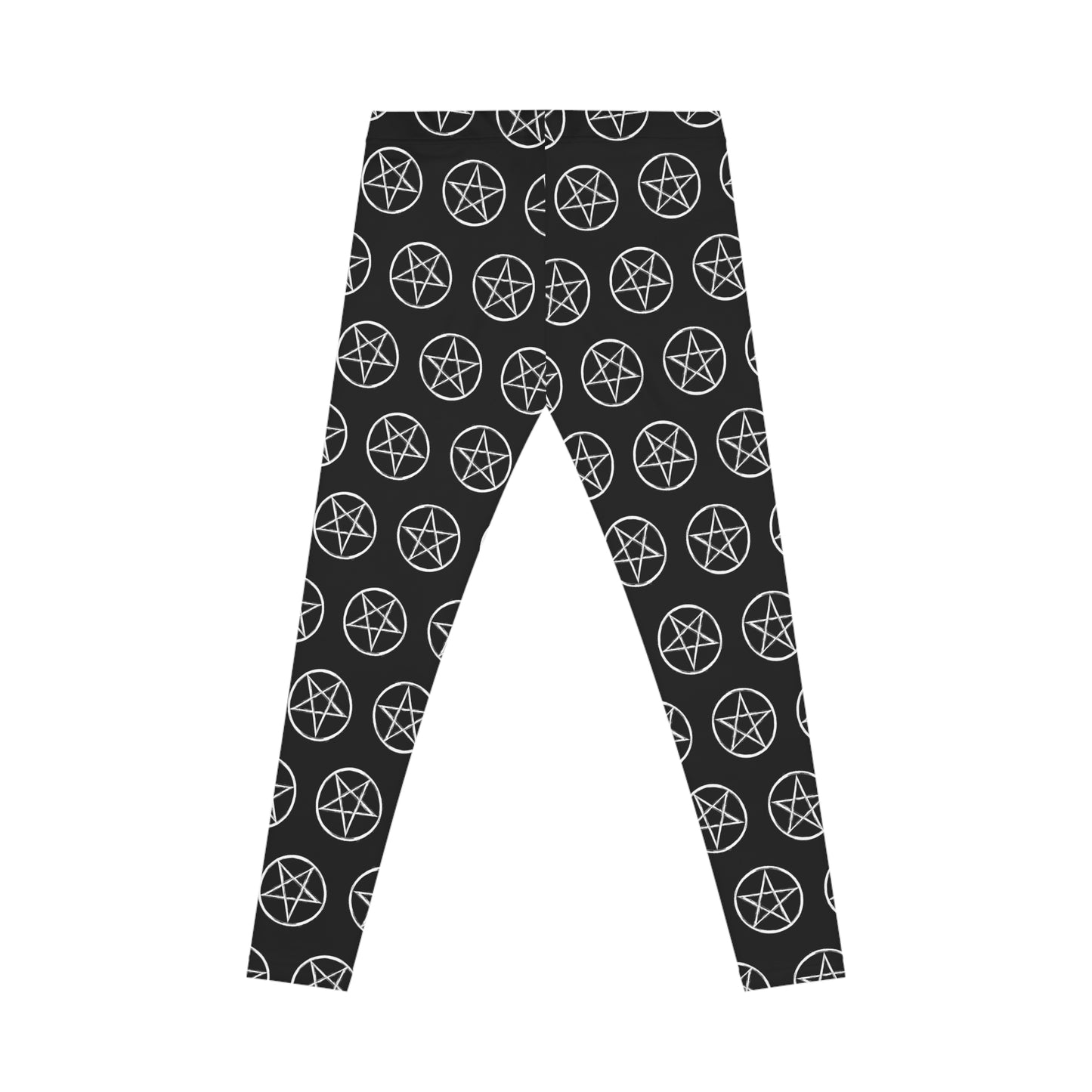 All-Over Print Leggings Pentagram Black
