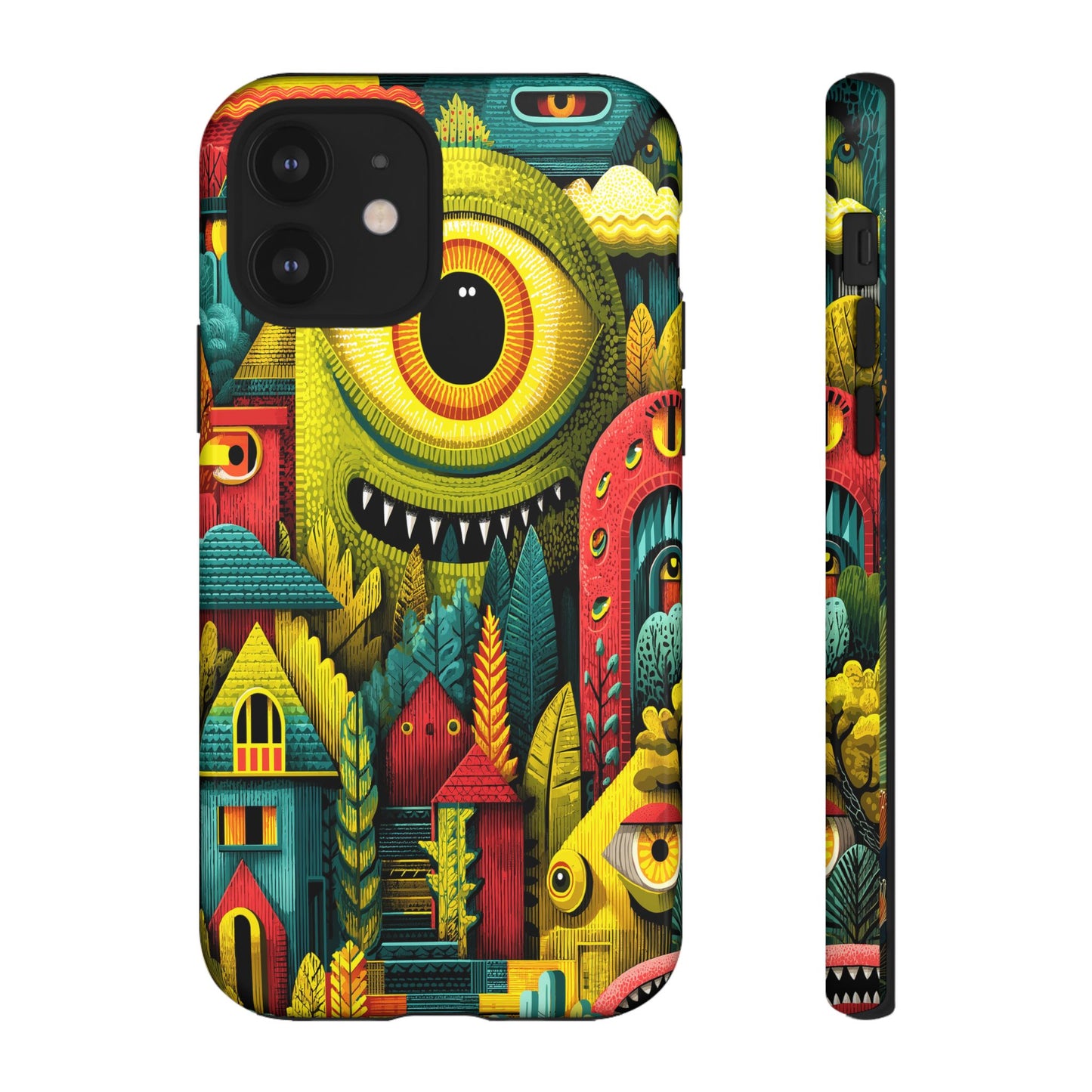 Artistic Crescent Moon Phone Case — Dreamy Starry Night Protection