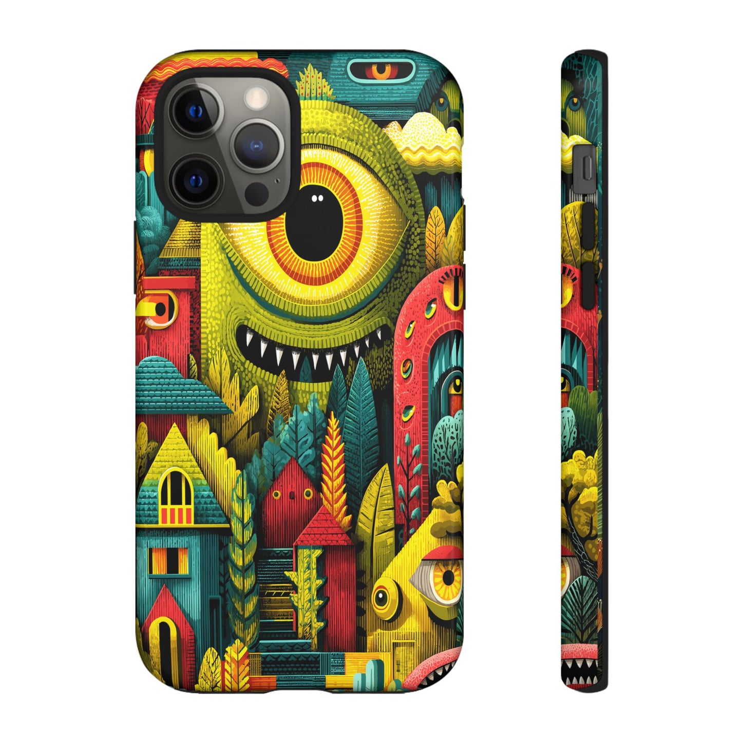 Artistic Crescent Moon Phone Case — Dreamy Starry Night Protection