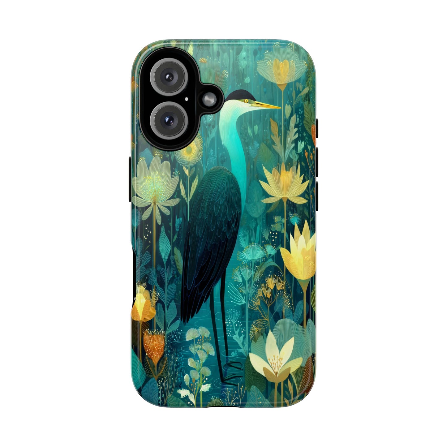 Artistic Crescent Moon Phone Case — Dreamy Starry Night Protection