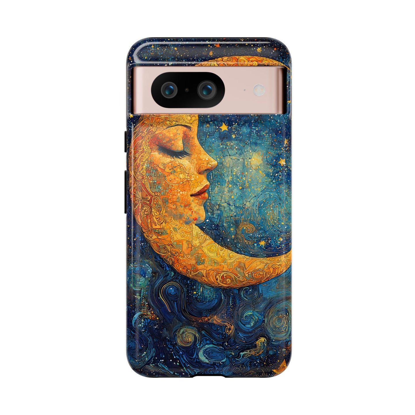 Copy of Artistic Crescent Moon Phone Case — Dreamy Starry Night Protection
