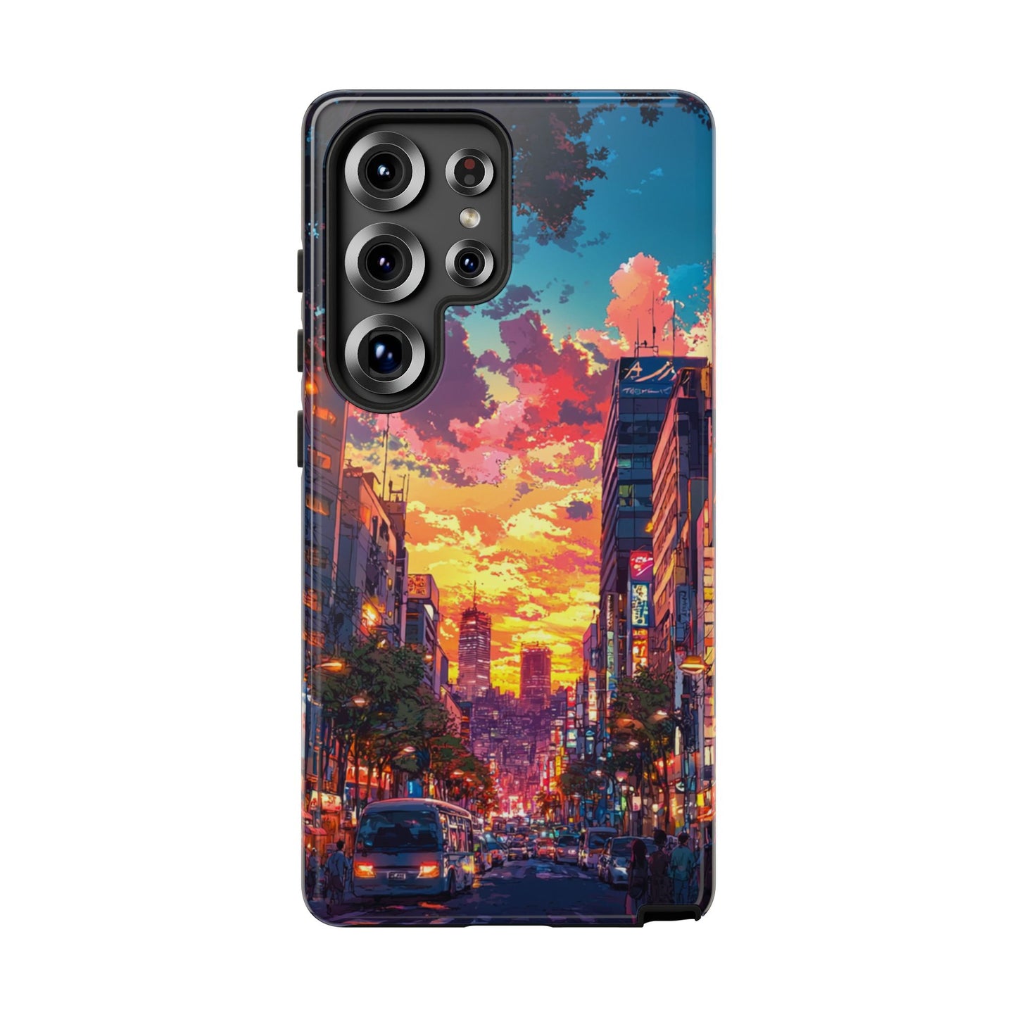 Copy of Copy of Artistic Crescent Moon Phone Case — Dreamy Starry Night Protection