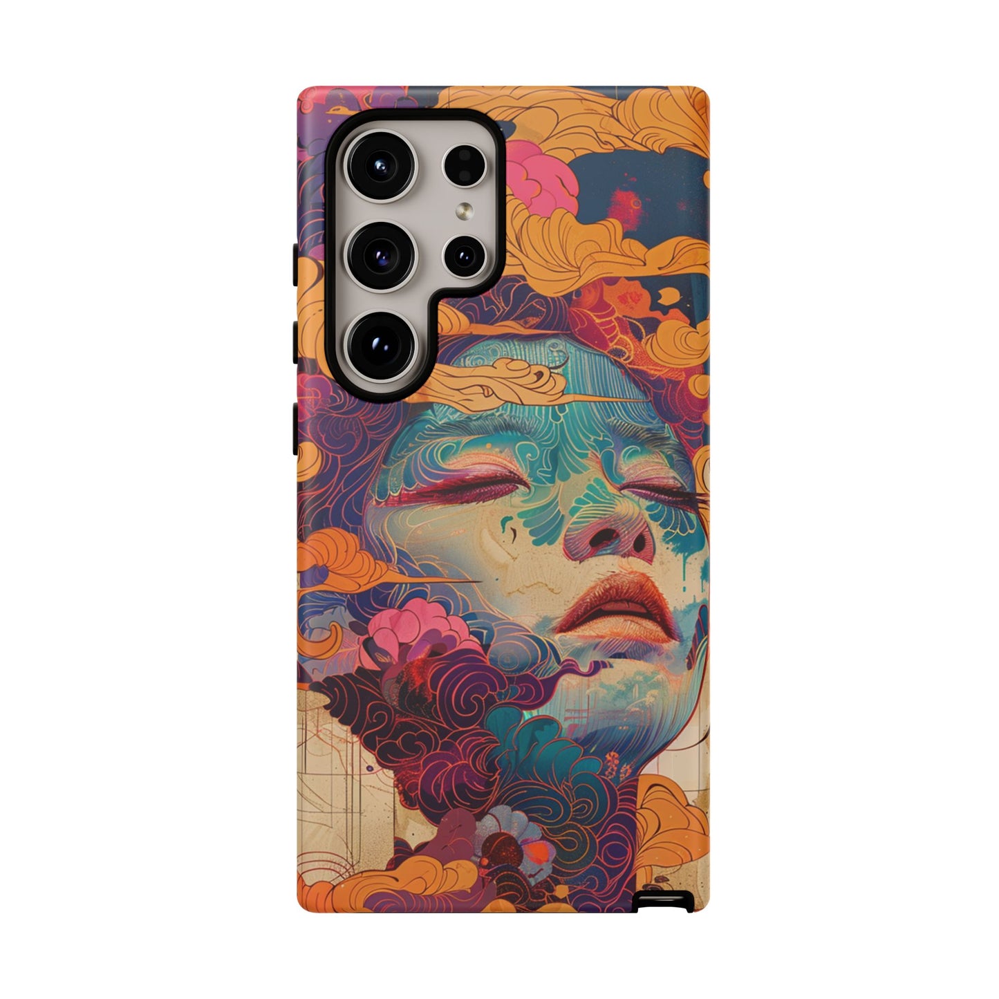 Copy of Copy of Artistic Crescent Moon Phone Case — Dreamy Starry Night Protection