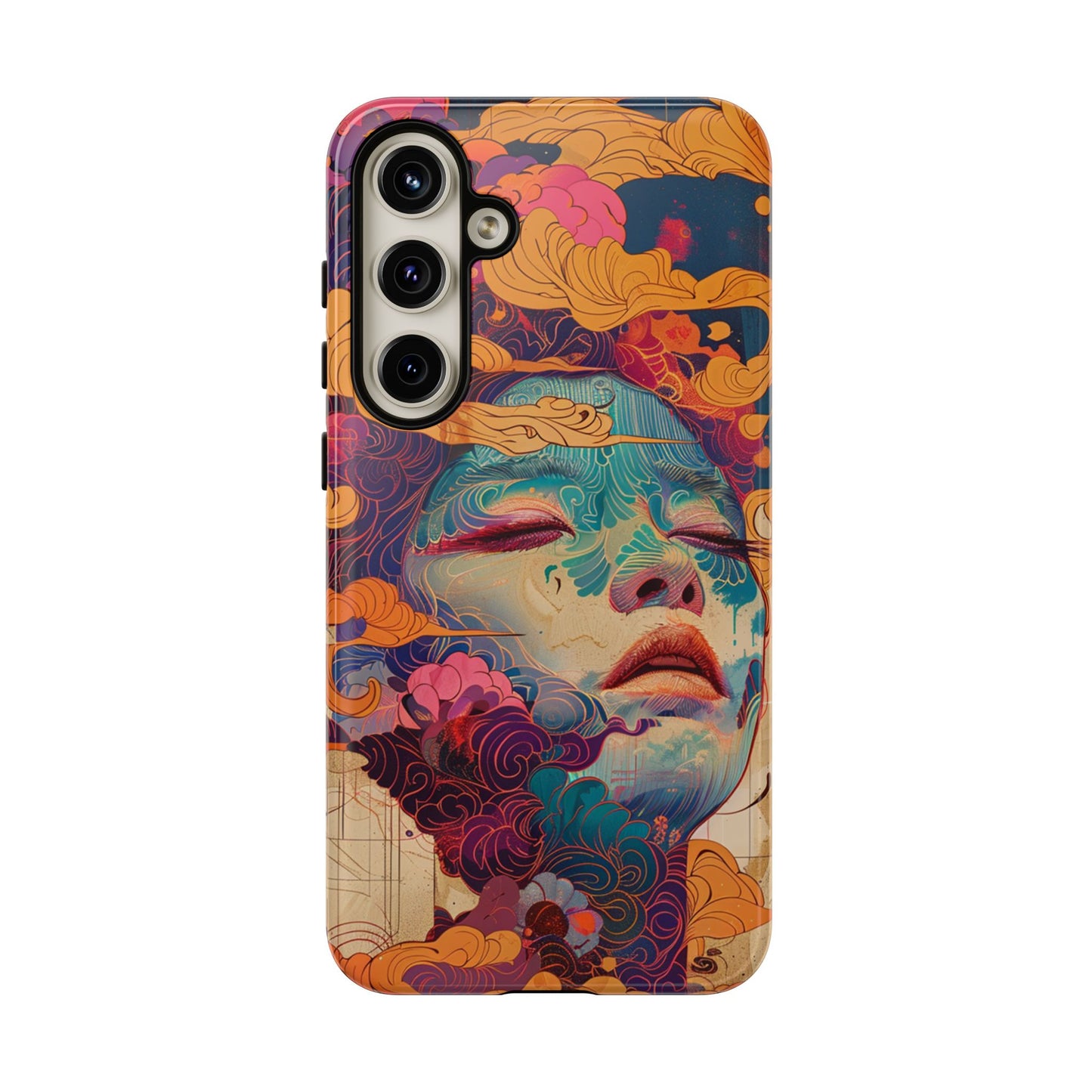 Copy of Copy of Artistic Crescent Moon Phone Case — Dreamy Starry Night Protection