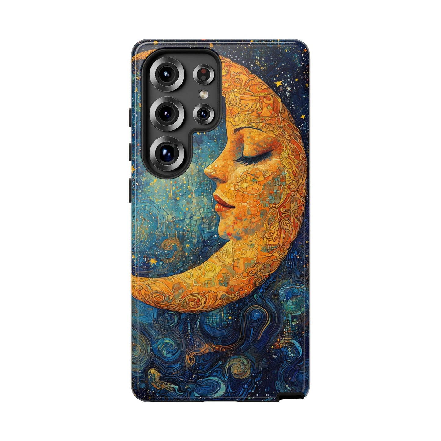 Copy of Artistic Crescent Moon Phone Case — Dreamy Starry Night Protection