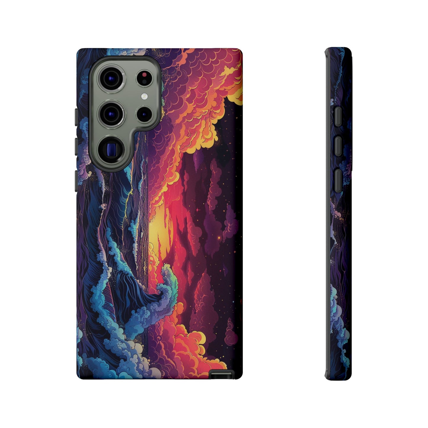 Copy of Copy of Artistic Crescent Moon Phone Case — Dreamy Starry Night Protection