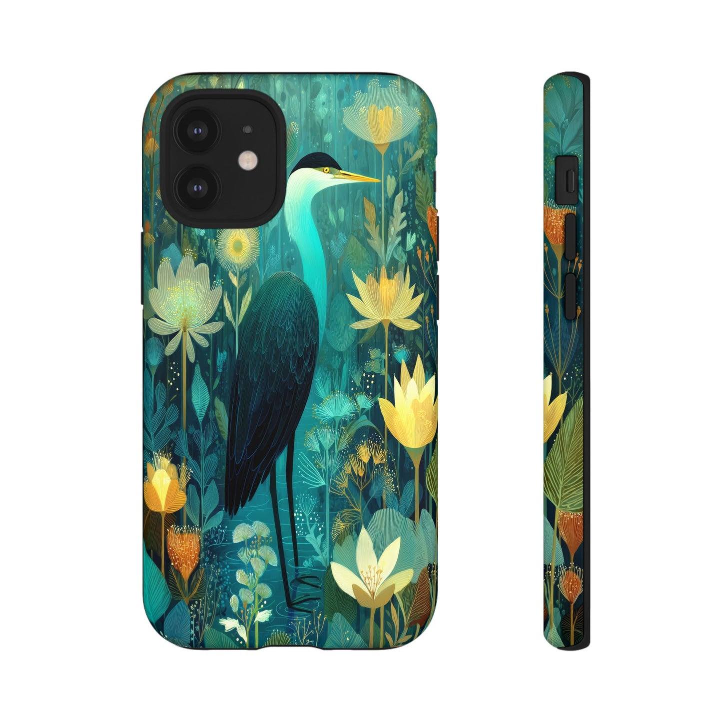 Artistic Crescent Moon Phone Case — Dreamy Starry Night Protection
