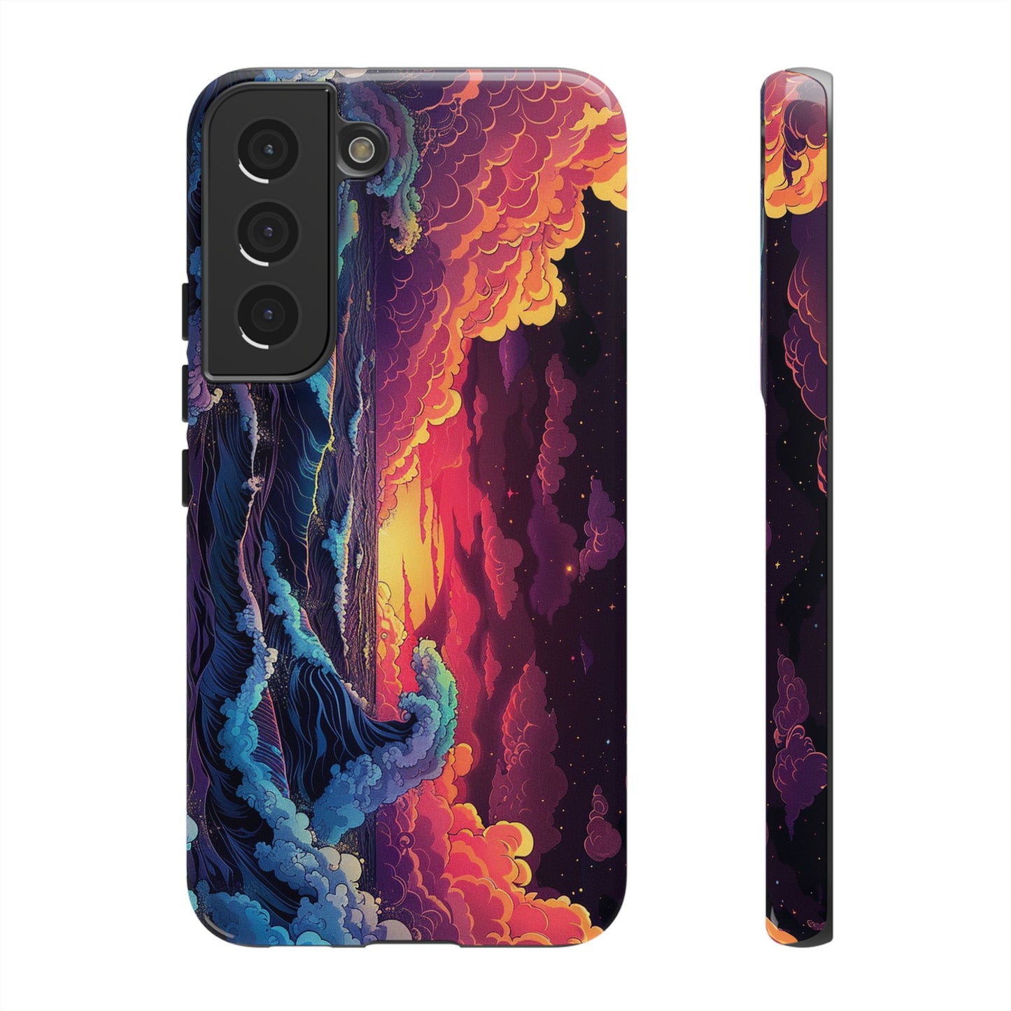 Copy of Copy of Artistic Crescent Moon Phone Case — Dreamy Starry Night Protection