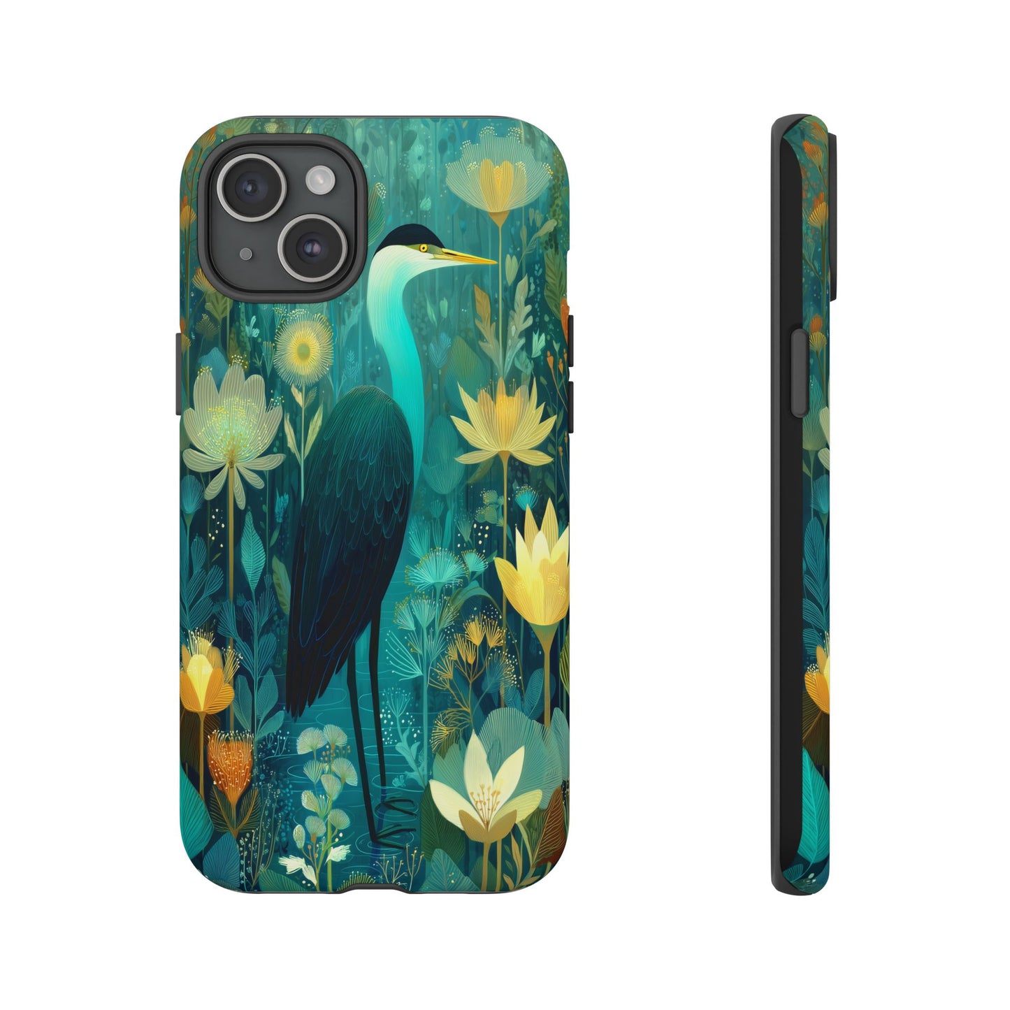 Artistic Crescent Moon Phone Case — Dreamy Starry Night Protection