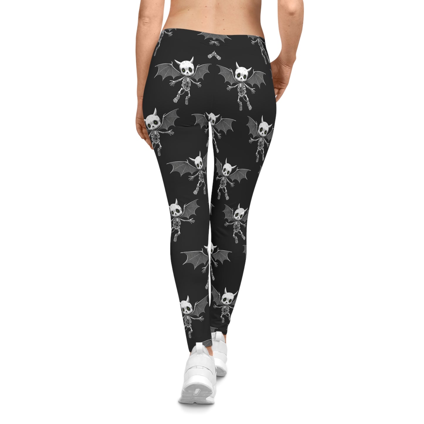 All-Over Print Leggings Baby Skeleton Devil