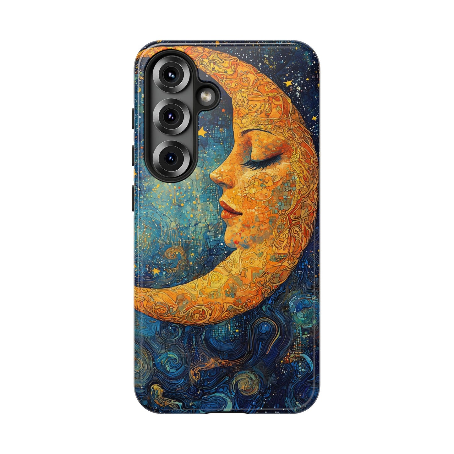 Copy of Artistic Crescent Moon Phone Case — Dreamy Starry Night Protection