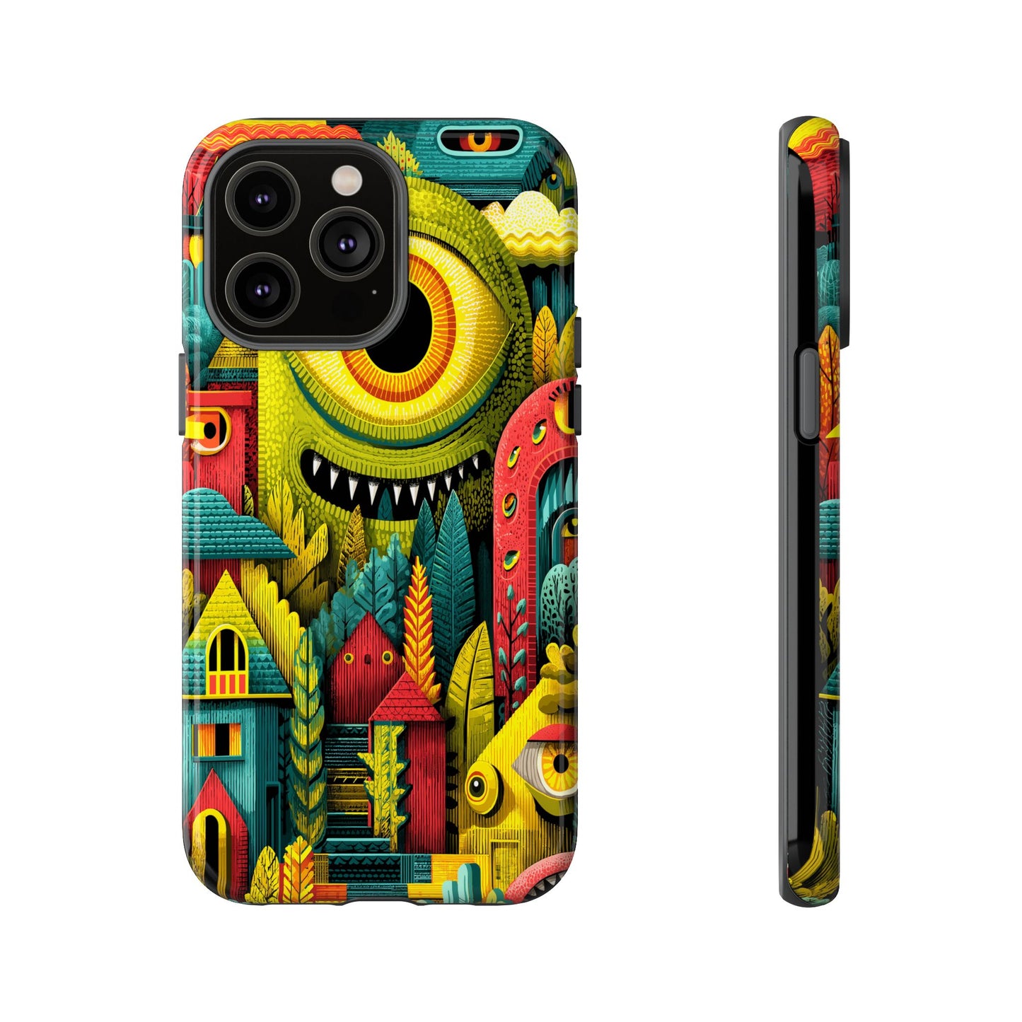 Artistic Crescent Moon Phone Case — Dreamy Starry Night Protection