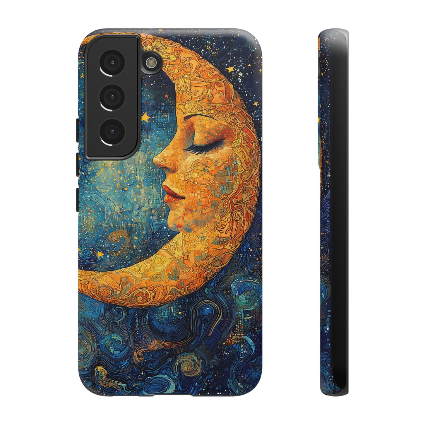 Copy of Artistic Crescent Moon Phone Case — Dreamy Starry Night Protection
