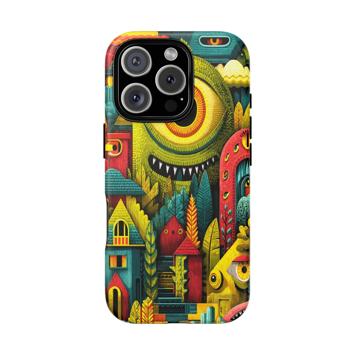 Artistic Crescent Moon Phone Case — Dreamy Starry Night Protection