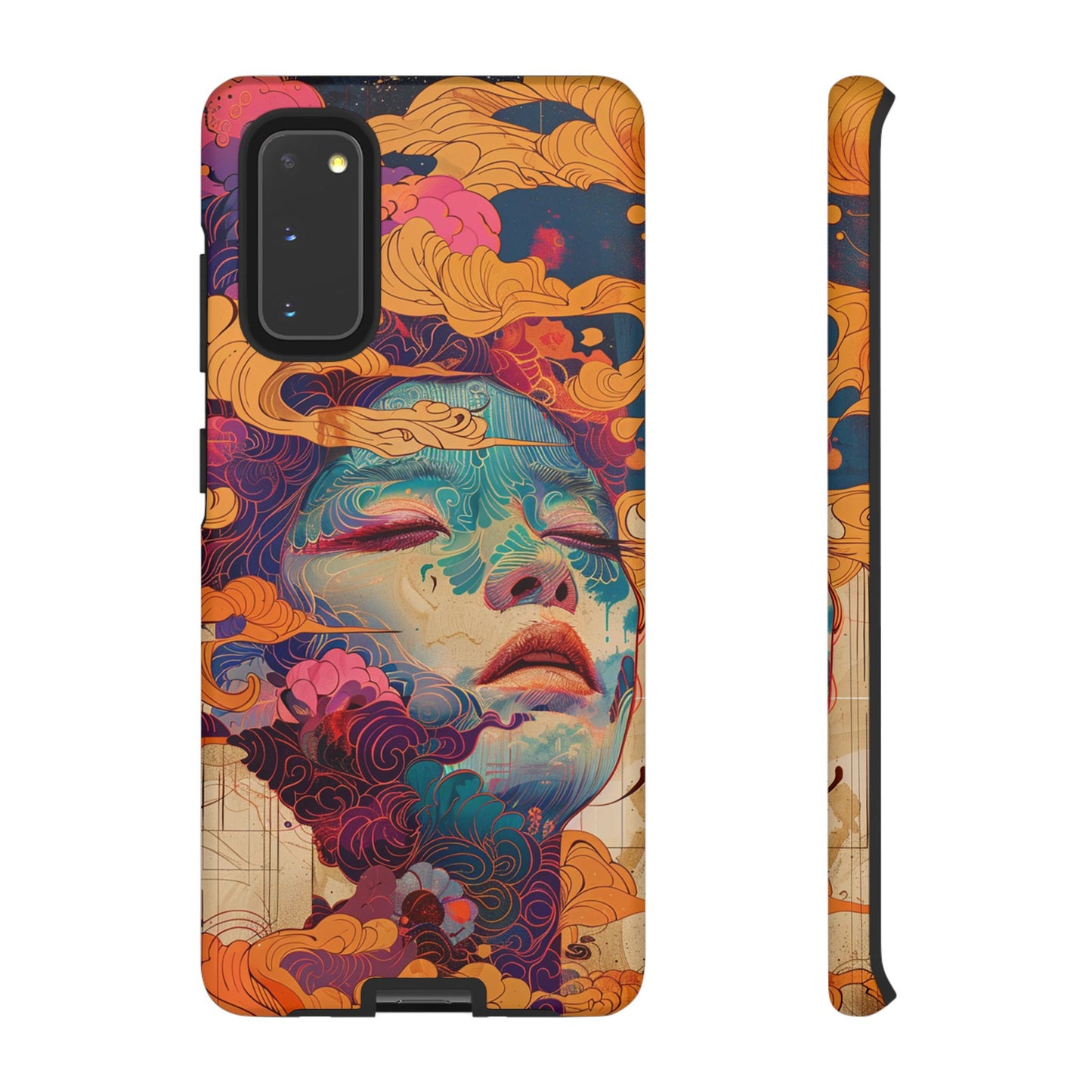 Copy of Copy of Artistic Crescent Moon Phone Case — Dreamy Starry Night Protection