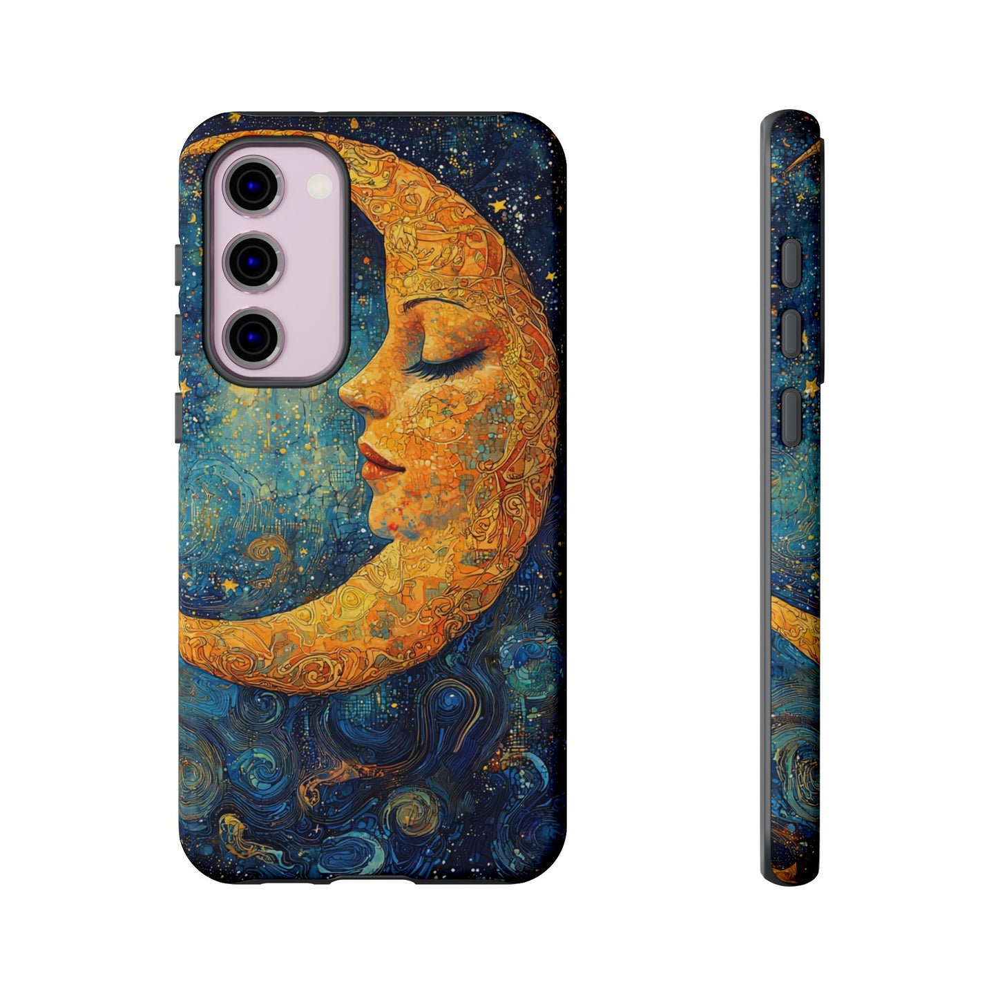 Copy of Artistic Crescent Moon Phone Case — Dreamy Starry Night Protection