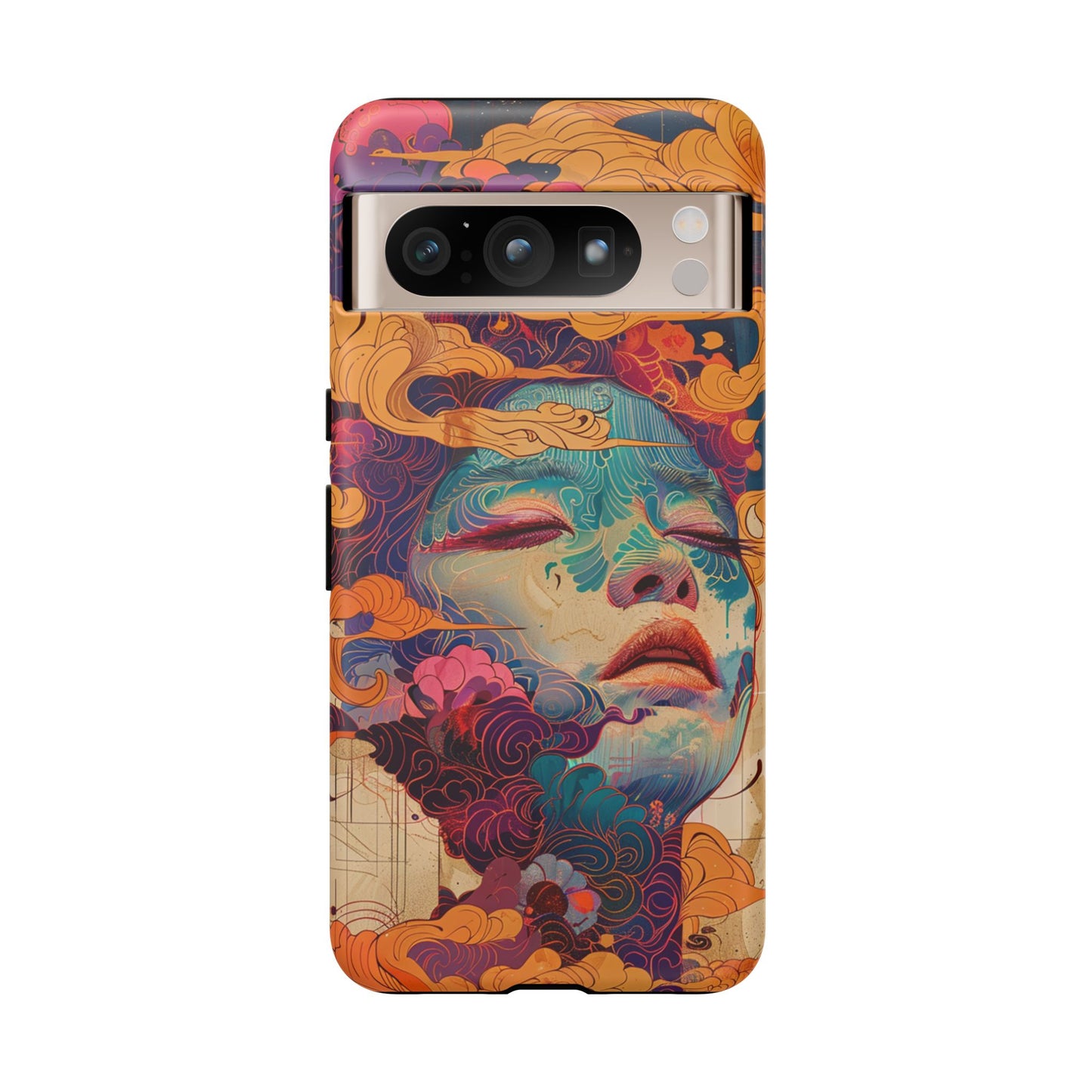 Copy of Copy of Artistic Crescent Moon Phone Case — Dreamy Starry Night Protection