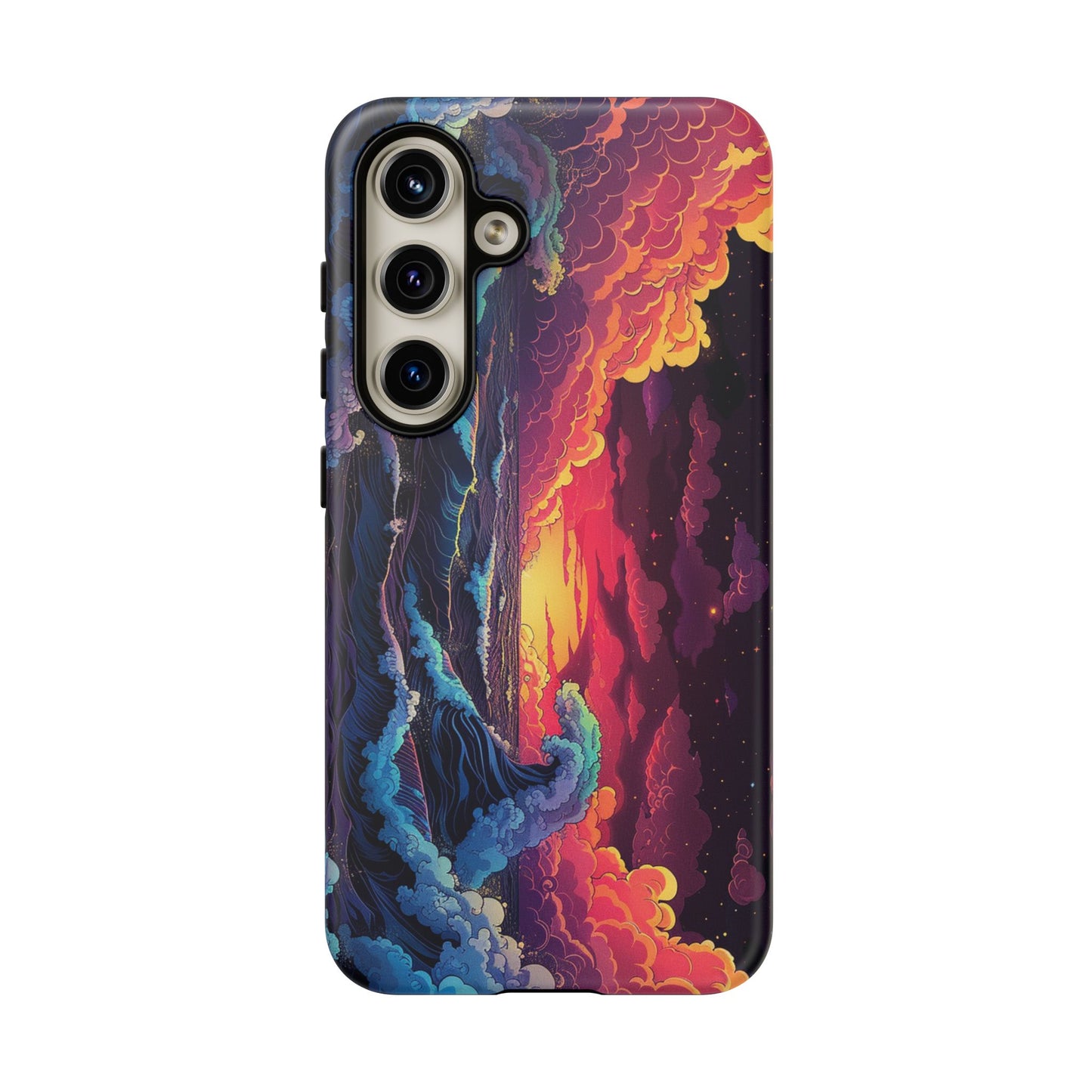 Copy of Copy of Artistic Crescent Moon Phone Case — Dreamy Starry Night Protection