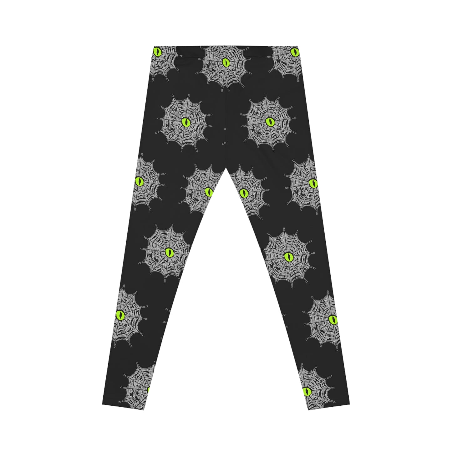 All-Over Print Leggings Cat Eye Spiderweb