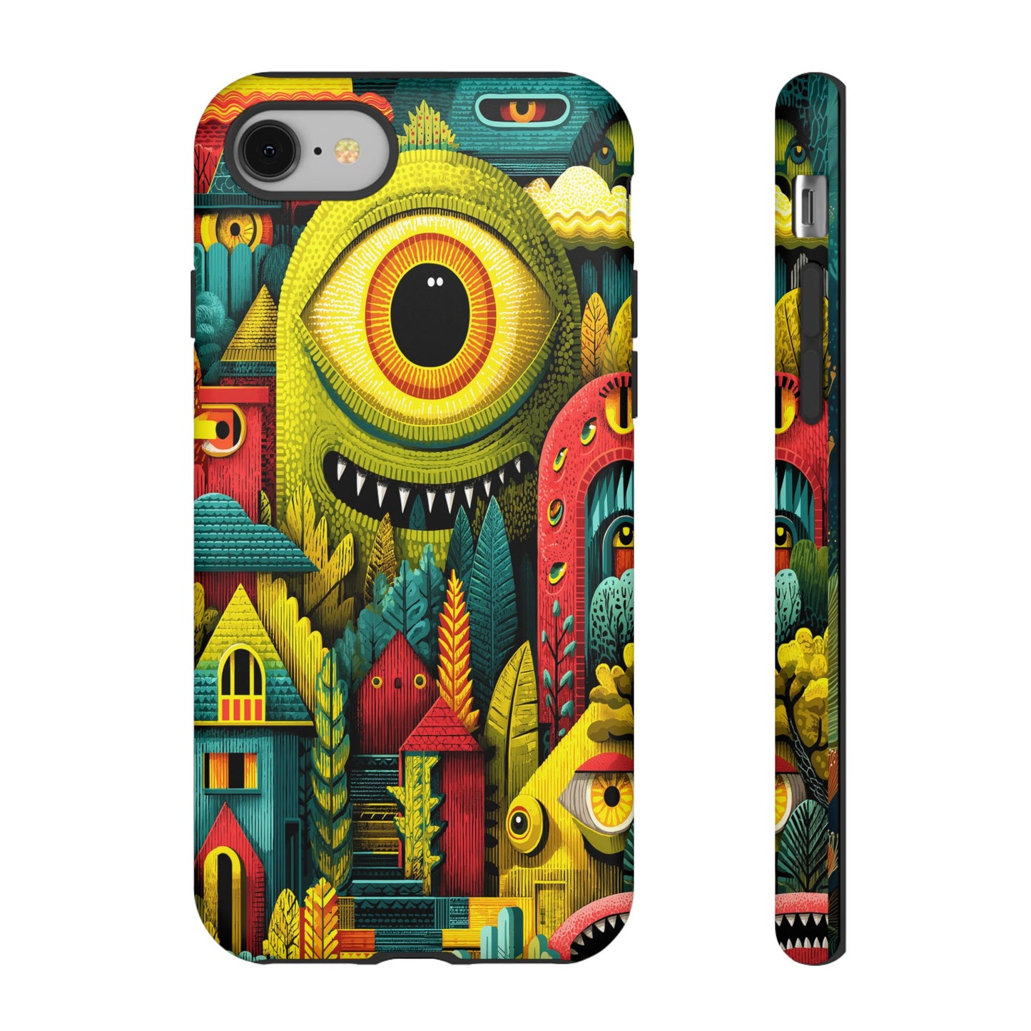 Artistic Crescent Moon Phone Case — Dreamy Starry Night Protection